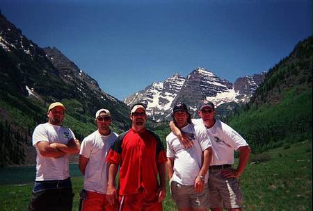 Heath, Holley, Jeremy, and Garreth in the Rockies